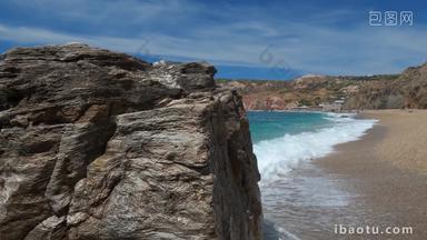 米洛斯岛希腊岩石度假